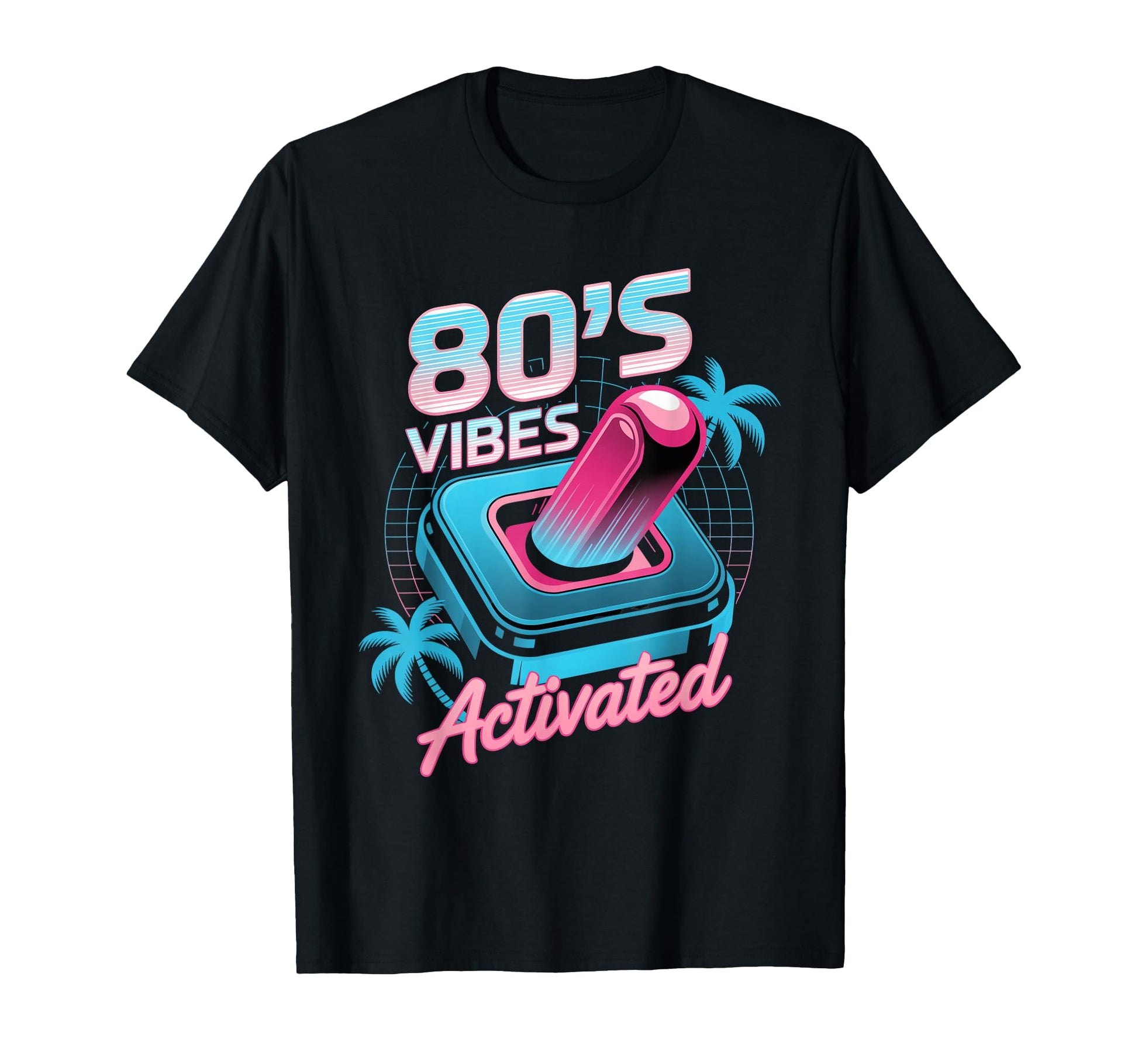 80S Vibes Activated Synthwave T-Shirt - Minimalist Print for Adults - T-Shirt, Sweatshirt, Hoodie
