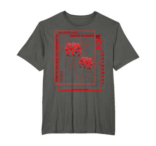 Japanese Spider Lily Soft Grunge T-Shirt - Casual Everyday Wear Men Women - T-Shirt, Sweatshirt, Hoodie