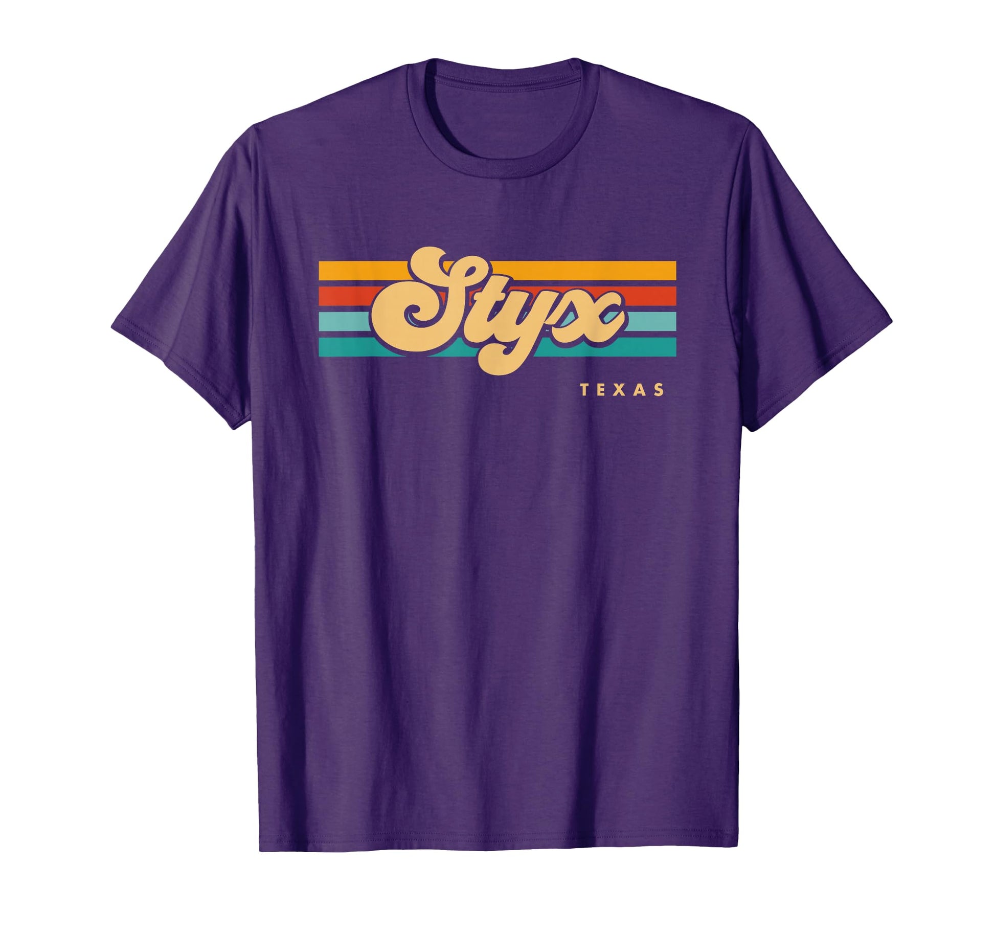 Sunset Stripes Styx Texas T-Shirt - Aesthetic Graphic Unisex - T-Shirt, Sweatshirt, Hoodie