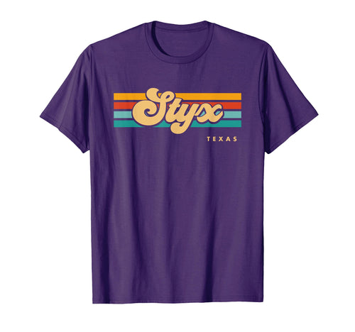 Sunset Stripes Styx Texas T-Shirt - Aesthetic Graphic Unisex - T-Shirt, Sweatshirt, Hoodie