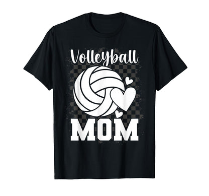 Volleyball Mama Mom Coquette Bow Game Day T-Shirt - Graphic Print Unisex - T-Shirt, Sweatshirt, Hoodie