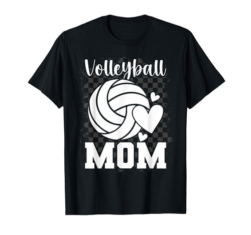 Volleyball Mama Mom Coquette Bow Game Day T-Shirt - Graphic Print Unisex - T-Shirt, Sweatshirt, Hoodie