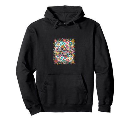 Checkered Blooms Flower Arranging Daisy Hoodie - Streetwear Style Men Women - T-Shirt, Sweatshirt, Hoodie