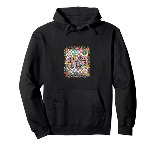 Checkered Blooms Flower Arranging Daisy Hoodie - Streetwear Style Men Women - T-Shirt, Sweatshirt, Hoodie