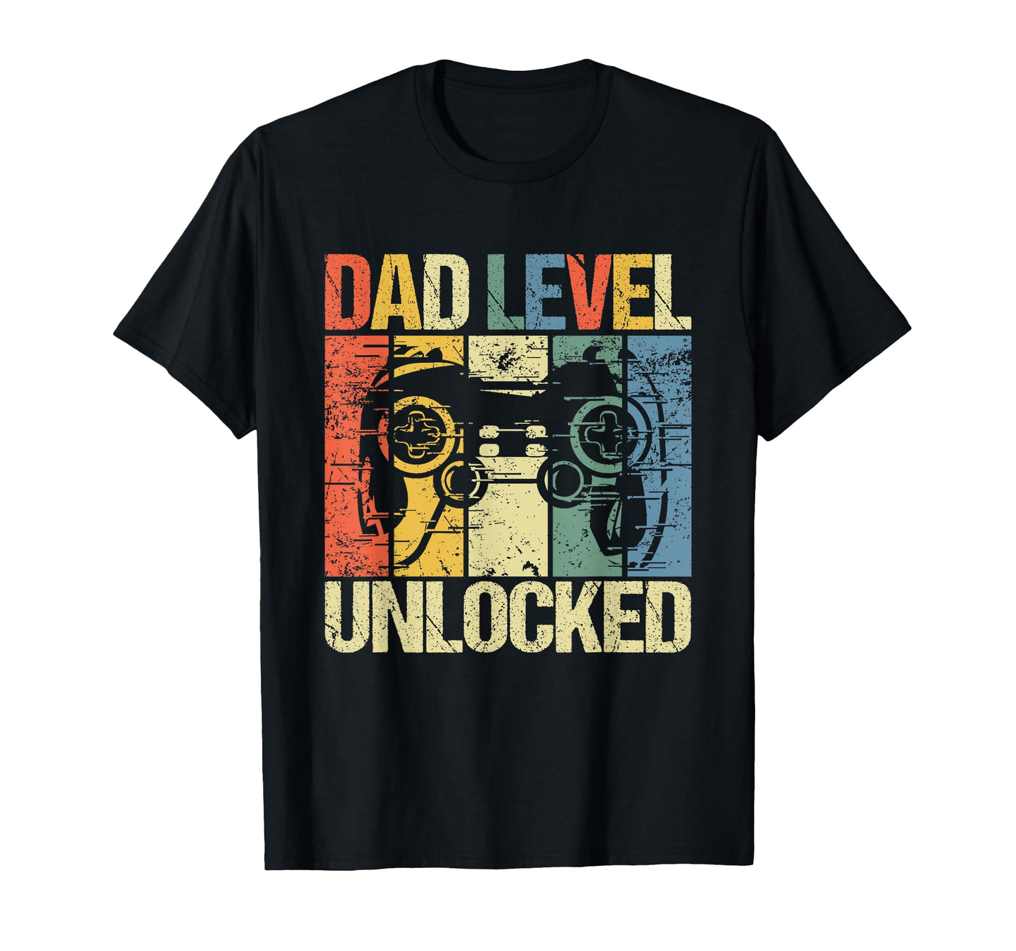 Dad Level Unlocked Gaming T-Shirt - Casual Everyday Wear Men Women - T-Shirt, Sweatshirt, Hoodie