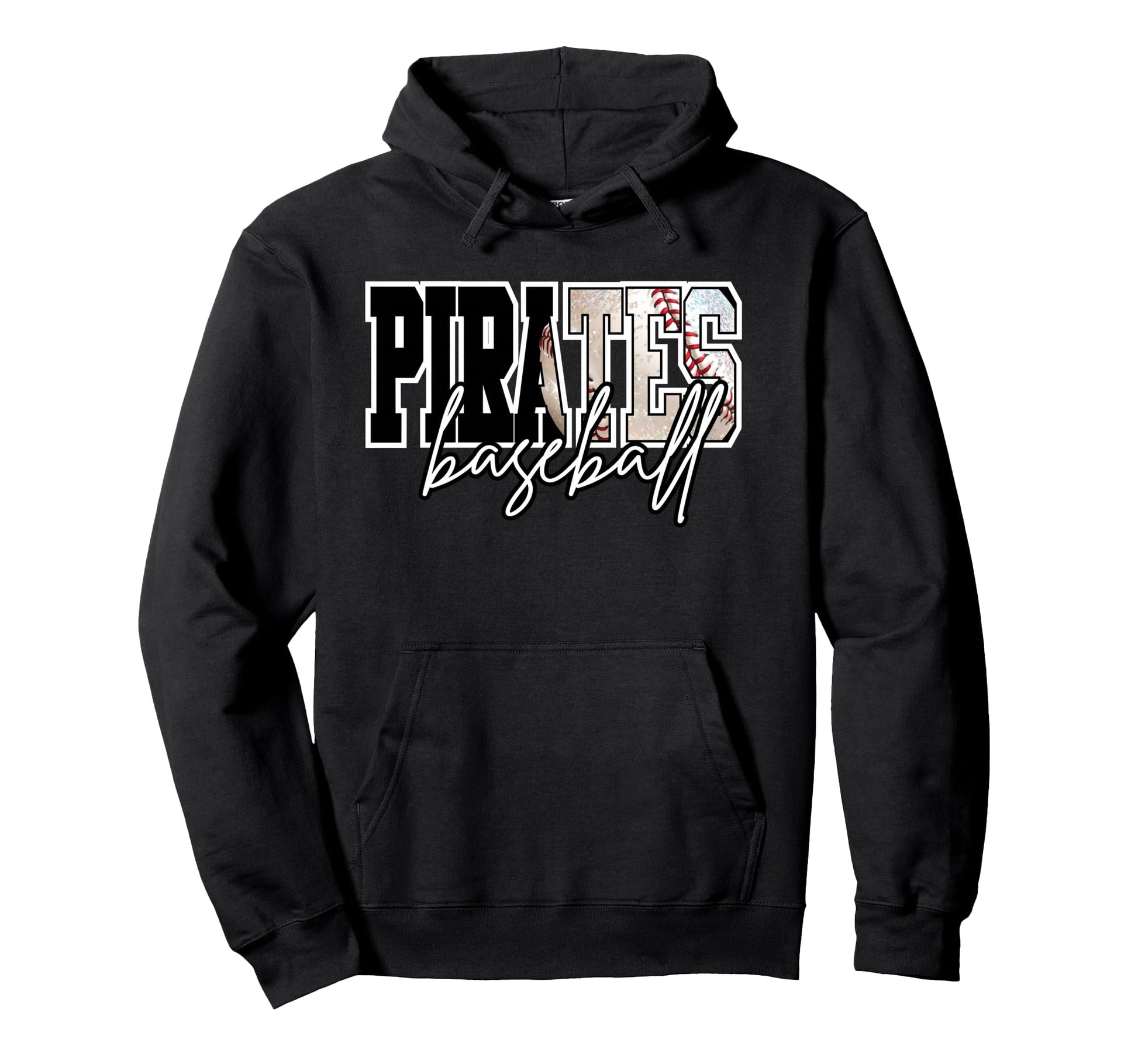 Pirates Baseball Mom Game Day School Hoodie - Novelty Apparel for Adults - T-Shirt, Sweatshirt, Hoodie
