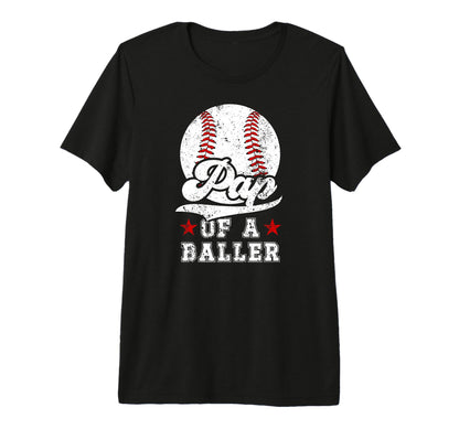 Mens Pap Baller Baseball Pap Baseball T-Shirt - Minimalist Print Men Women - T-Shirt, Sweatshirt, Hoodie