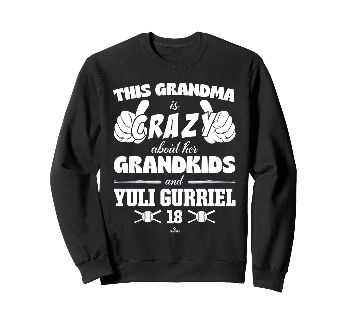 Grandma Crazy Yuli Gurriel Kansas Sweatshirt - Trendy Graphic for Adults - T-Shirt, Sweatshirt, Hoodie