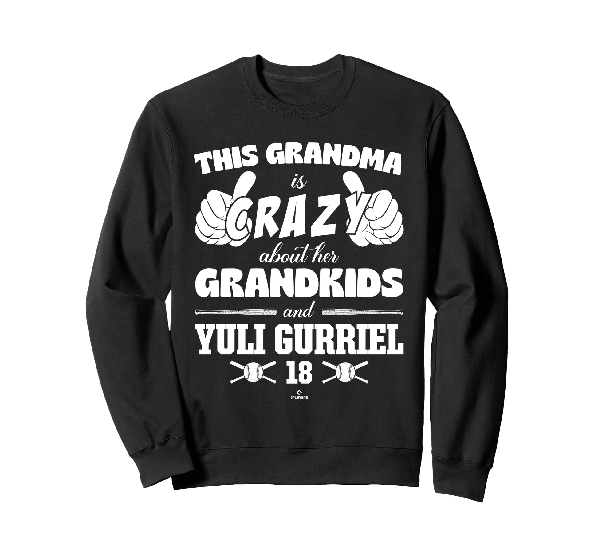 Grandma Crazy Yuli Gurriel Kansas Sweatshirt - Trendy Graphic for Adults - T-Shirt, Sweatshirt, Hoodie