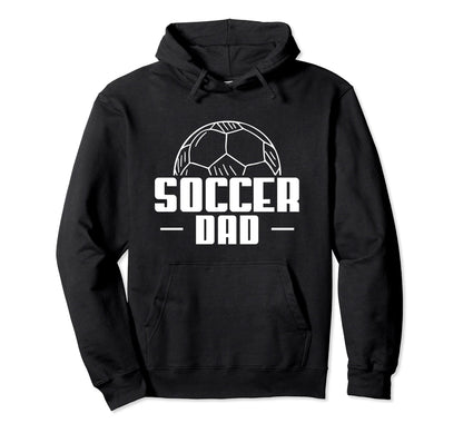 Soccer Dad Soccer Player Coach Hoodie - Minimalist Print Men Women - T-Shirt, Sweatshirt, Hoodie
