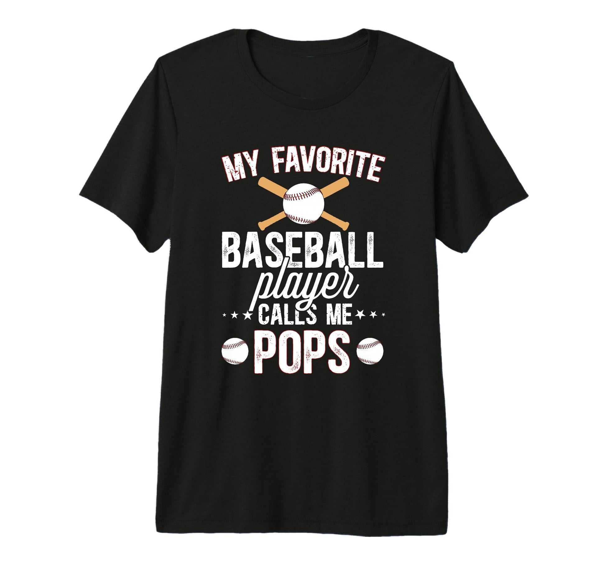 Mens My Favorite Baseball Player Pops T-Shirt - Fun Novelty Design Unisex - T-Shirt, Sweatshirt, Hoodie