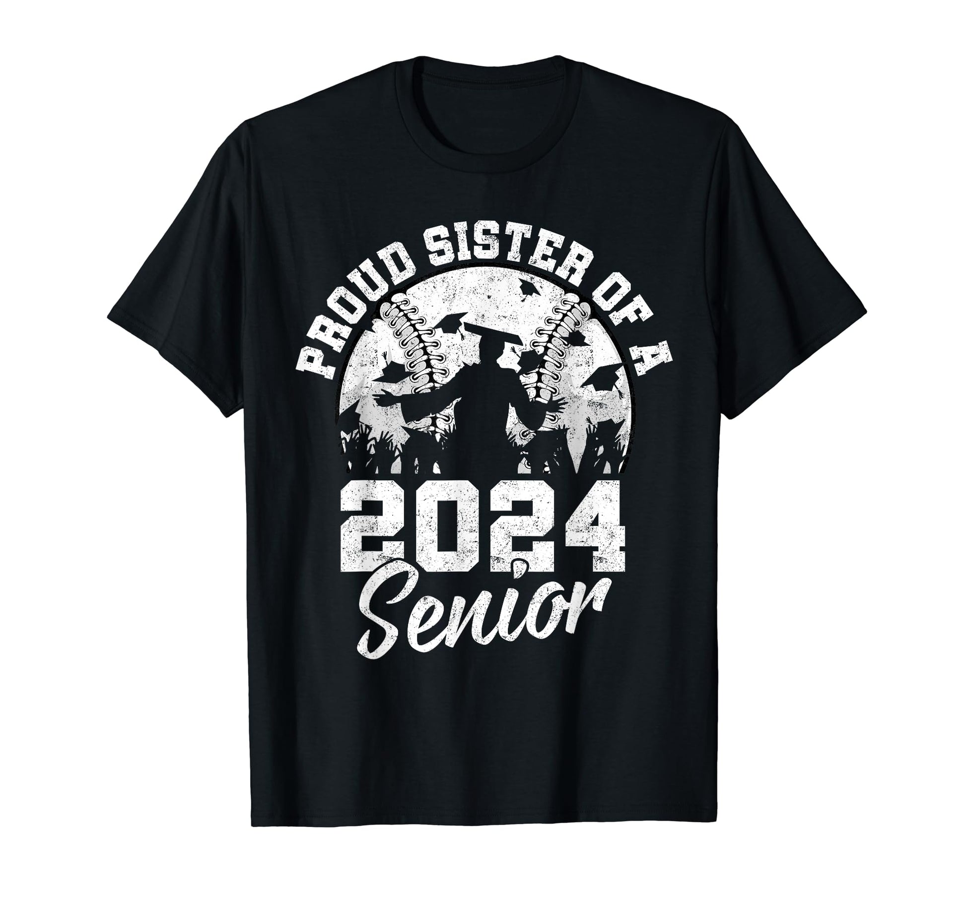 Senior Aunt 2024 Baseball Class 2024 T-Shirt - Trendy Graphic Men Women - T-Shirt, Sweatshirt, Hoodie