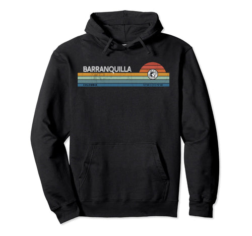 Barranquilla Colombia Sunset Hoodie - Fun Novelty Design for Adults - T-Shirt, Sweatshirt, Hoodie