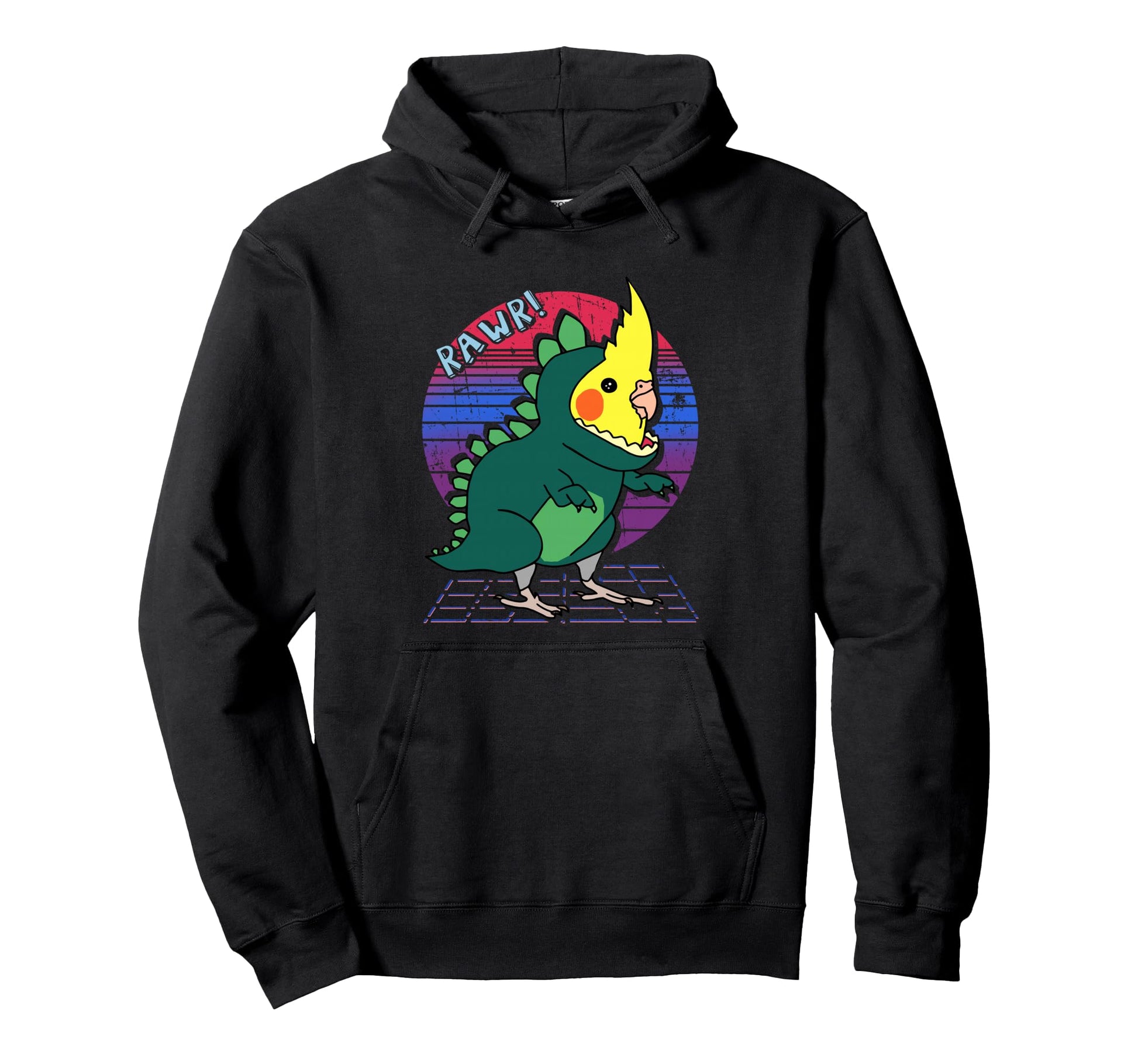 Funny Birb Aesthetic Vaporwave Hoodie - Minimalist Print Men Women - T-Shirt, Sweatshirt, Hoodie