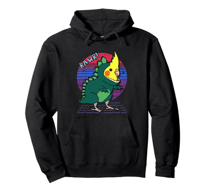 Funny Birb Aesthetic Vaporwave Hoodie - Minimalist Print Men Women - T-Shirt, Sweatshirt, Hoodie