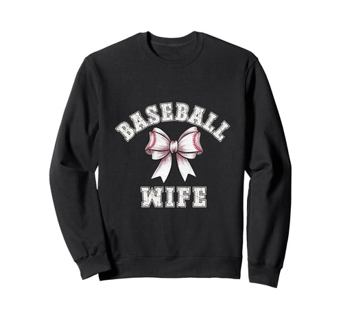 Coquette Baseball Wife Bow Game Sweatshirt - Streetwear Style for Adults - T-Shirt, Sweatshirt, Hoodie