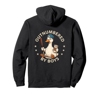 Outnumbered Mom Funny Mom Goose Family Hoodie - Trendy Graphic for Adults - T-Shirt, Sweatshirt, Hoodie
