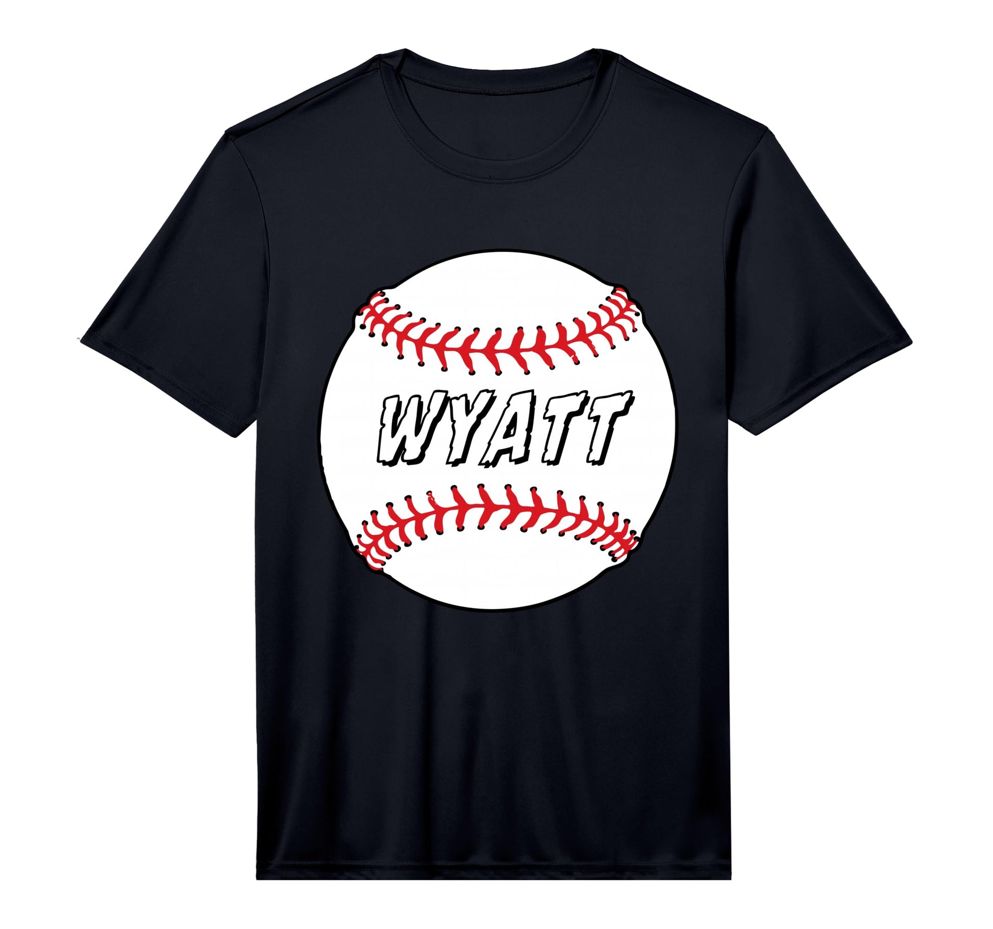Novelty Personalized Name Wyatt Sports T-Shirt - Unique Graphic Men Women - T-Shirt, Sweatshirt, Hoodie