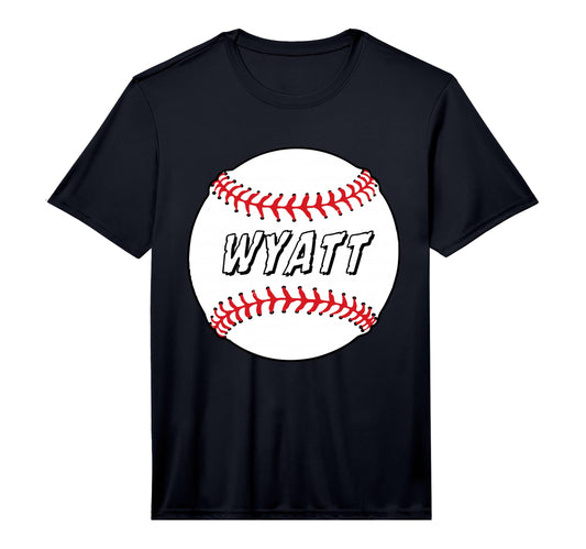 Novelty Personalized Name Wyatt Sports T-Shirt - Unique Graphic Men Women - T-Shirt, Sweatshirt, Hoodie