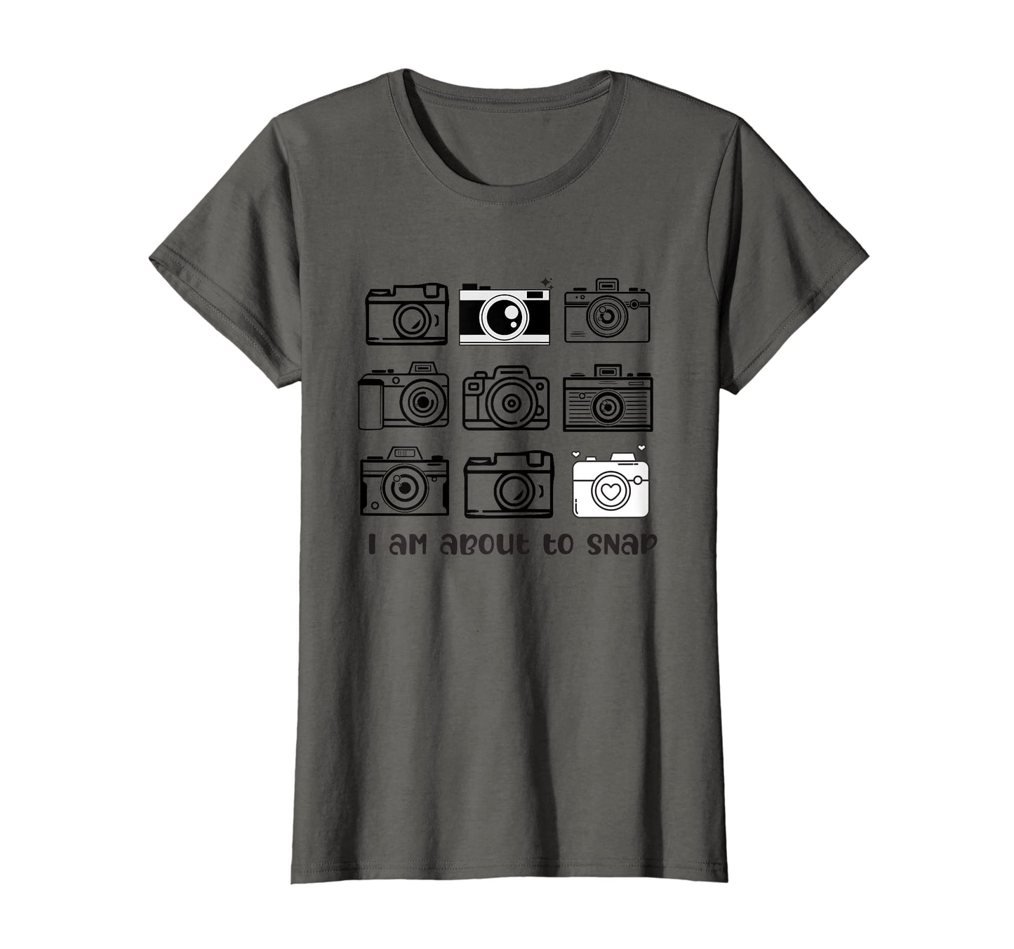 Womens I Am About To Snap Cameras T-Shirt - Aesthetic Graphic Men Women - T-Shirt, Sweatshirt, Hoodie