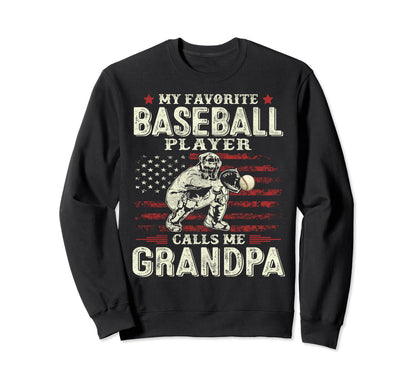 Fathers Day Favorite Baseball Player Sweatshirt - Aesthetic Graphic Unisex - T-Shirt, Sweatshirt, Hoodie