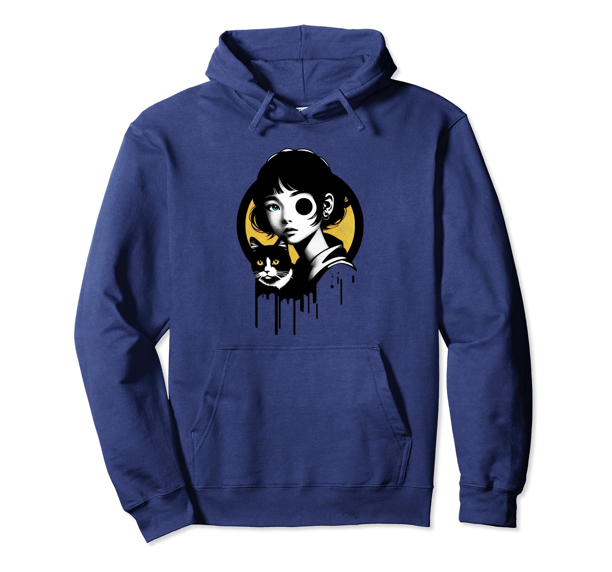 Funny And Cat Graffiti Grunge 90S Hoodie - Aesthetic Graphic Men Women - T-Shirt, Sweatshirt, Hoodie