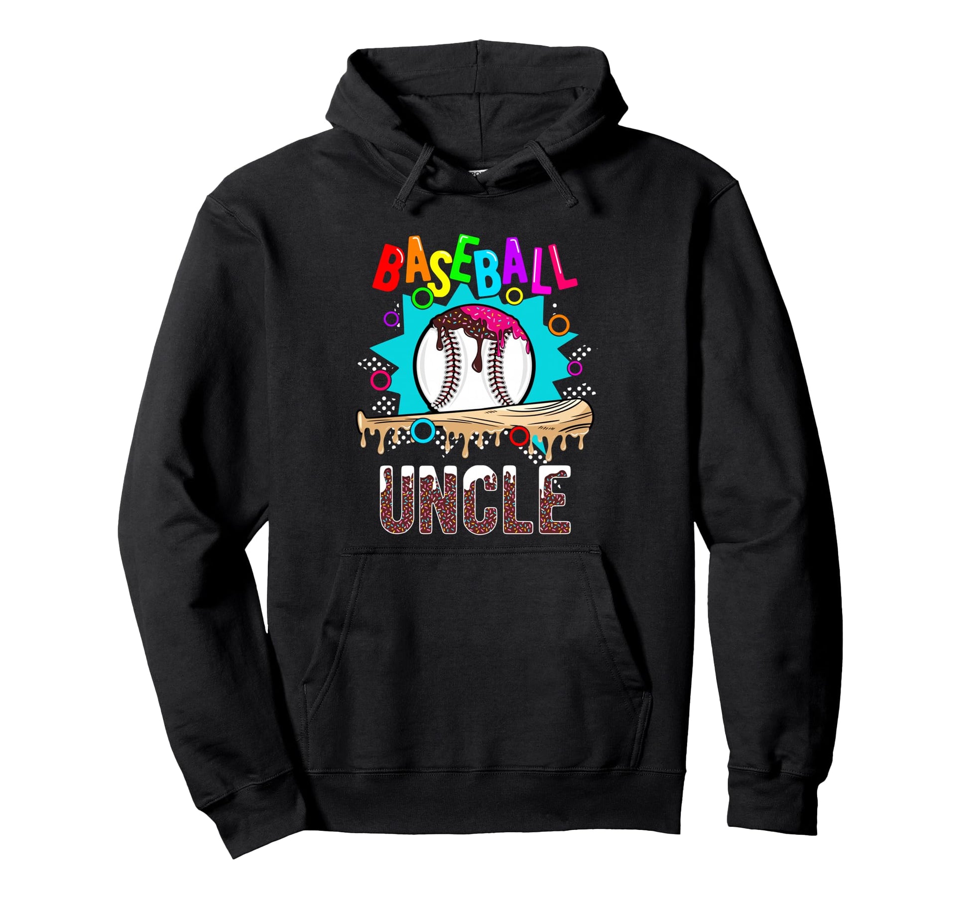 Baseball Uncle Hoodie - Fun Novelty Design Unisex - T-Shirt, Sweatshirt, Hoodie