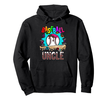 Baseball Uncle Hoodie - Fun Novelty Design Unisex - T-Shirt, Sweatshirt, Hoodie