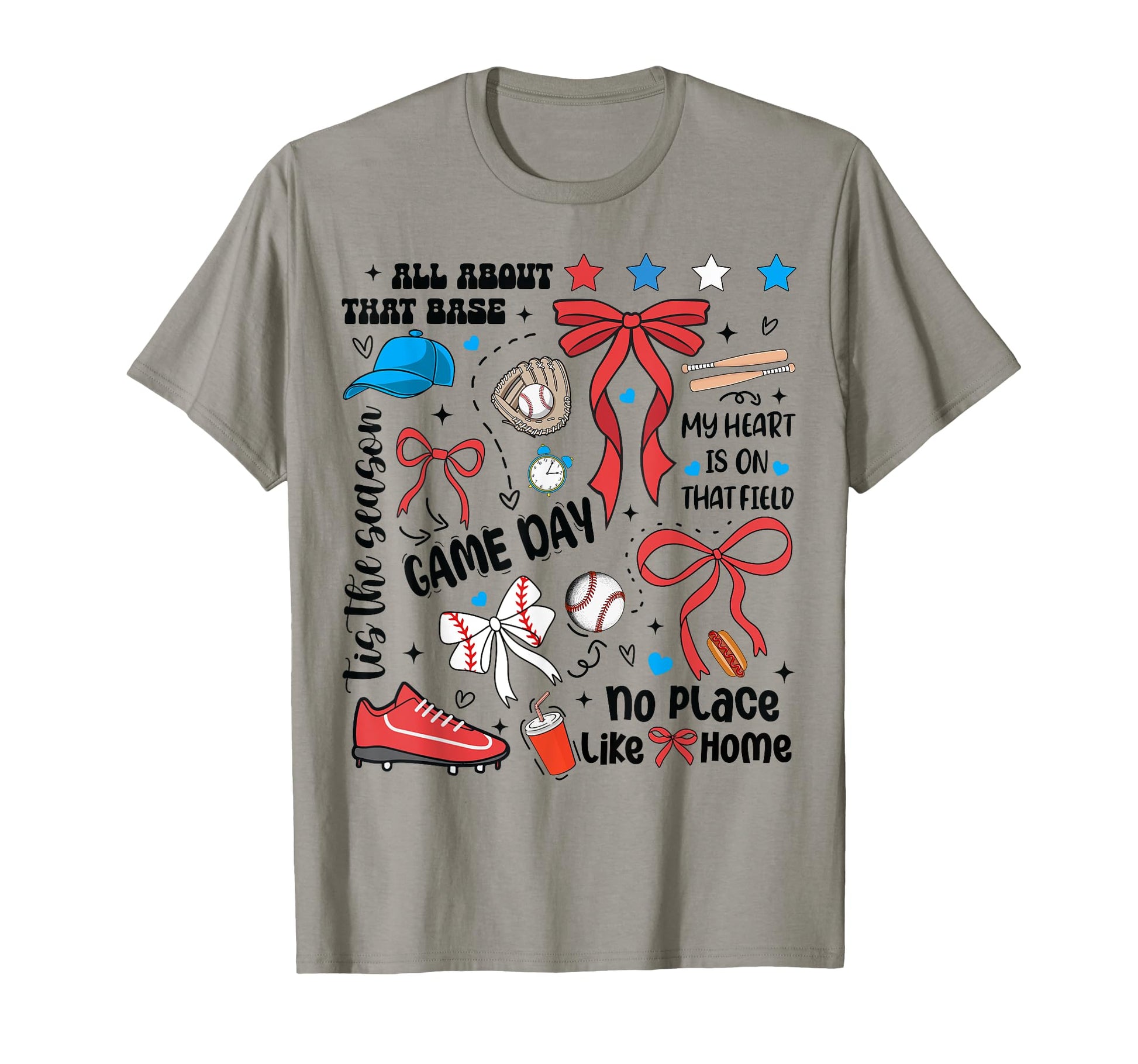 Baseball Mom Son Heart Field Game Day T-Shirt - Graphic Print Unisex - T-Shirt, Sweatshirt, Hoodie
