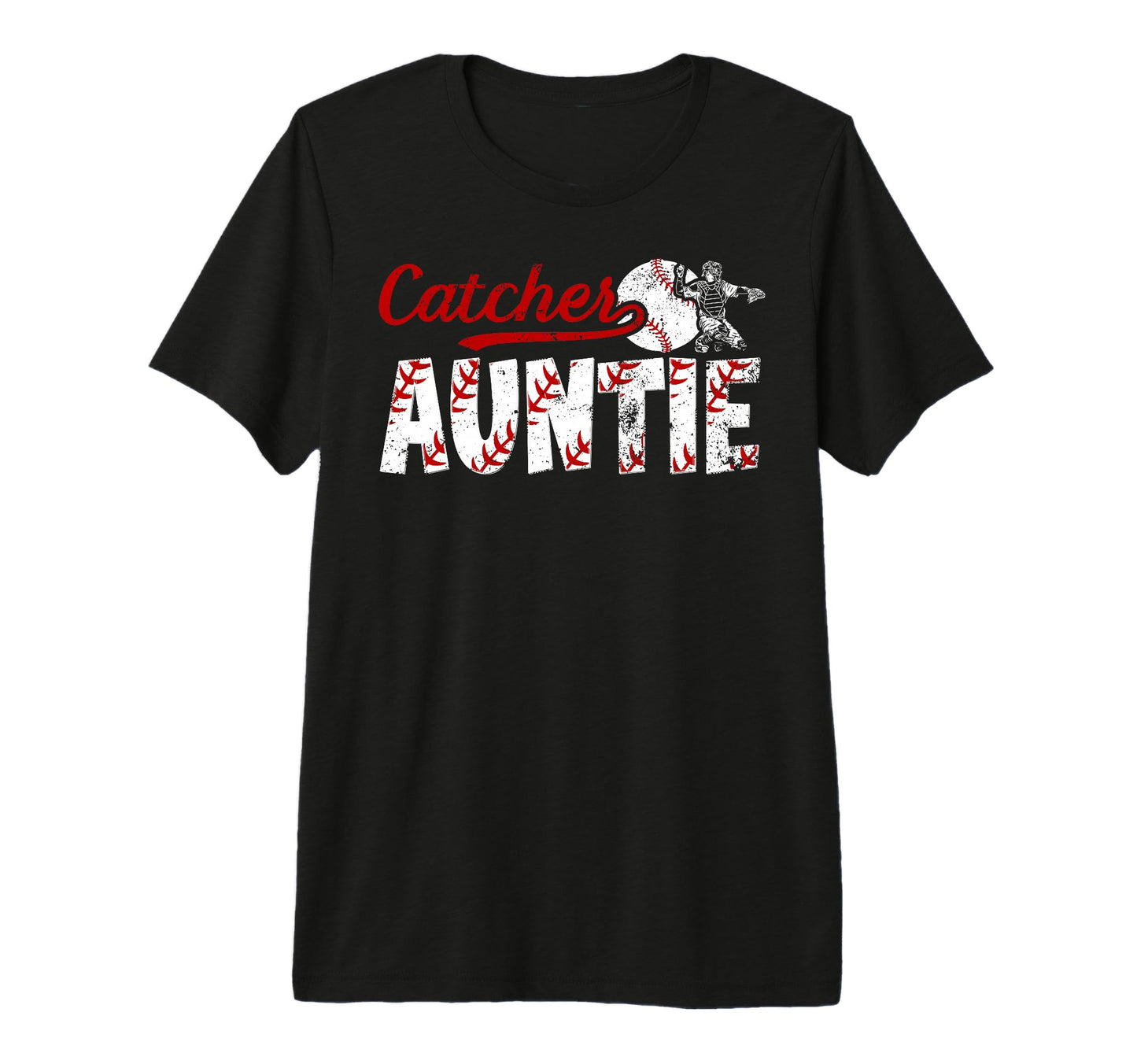 Baseball Catcher Aunt Best Aunt Baseball T-Shirt - Novelty Apparel Unisex - T-Shirt, Sweatshirt, Hoodie