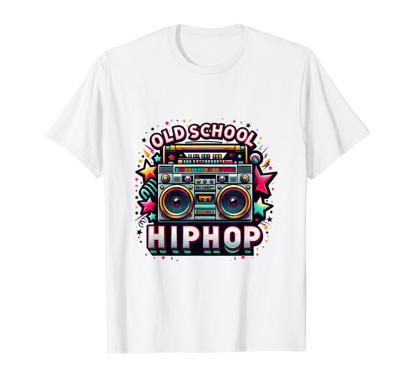 80S Boombox Old School Hip Hop T-Shirt - Trendy Graphic Men Women - T-Shirt, Sweatshirt, Hoodie