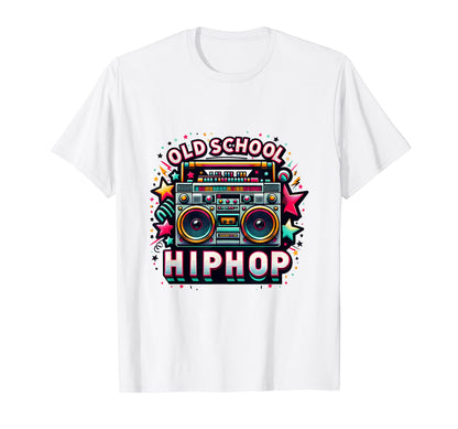 80S Boombox Old School Hip Hop T-Shirt - Trendy Graphic Men Women - T-Shirt, Sweatshirt, Hoodie