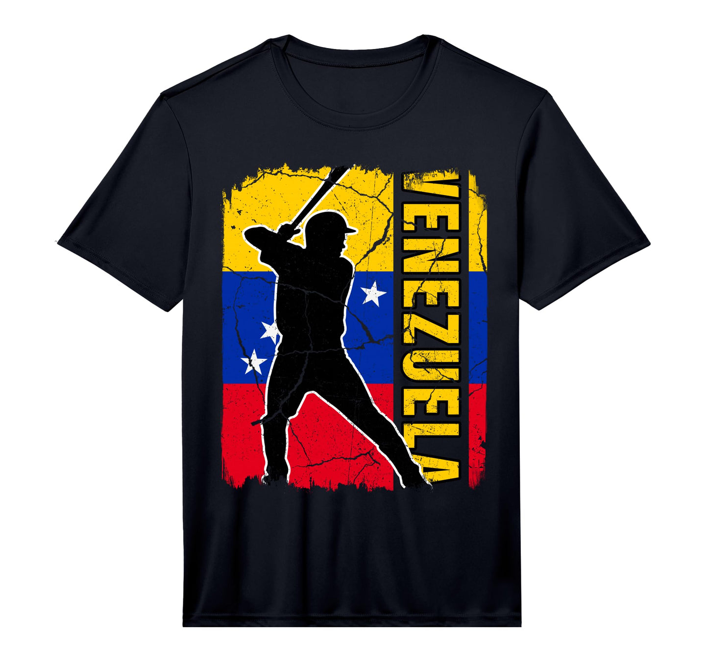 Venezuelan Baseball Player Venezuela T-Shirt - Novelty Apparel for Adults - T-Shirt, Sweatshirt, Hoodie