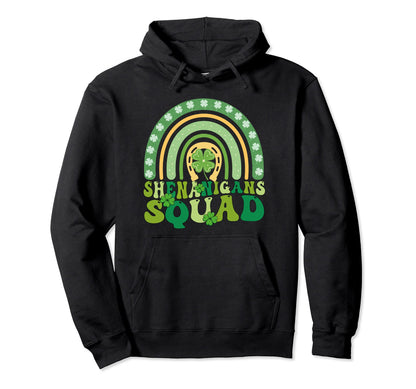 Shenanigans Squad Rainbow Groovy St Hoodie - Fun Novelty Design Men Women - T-Shirt, Sweatshirt, Hoodie