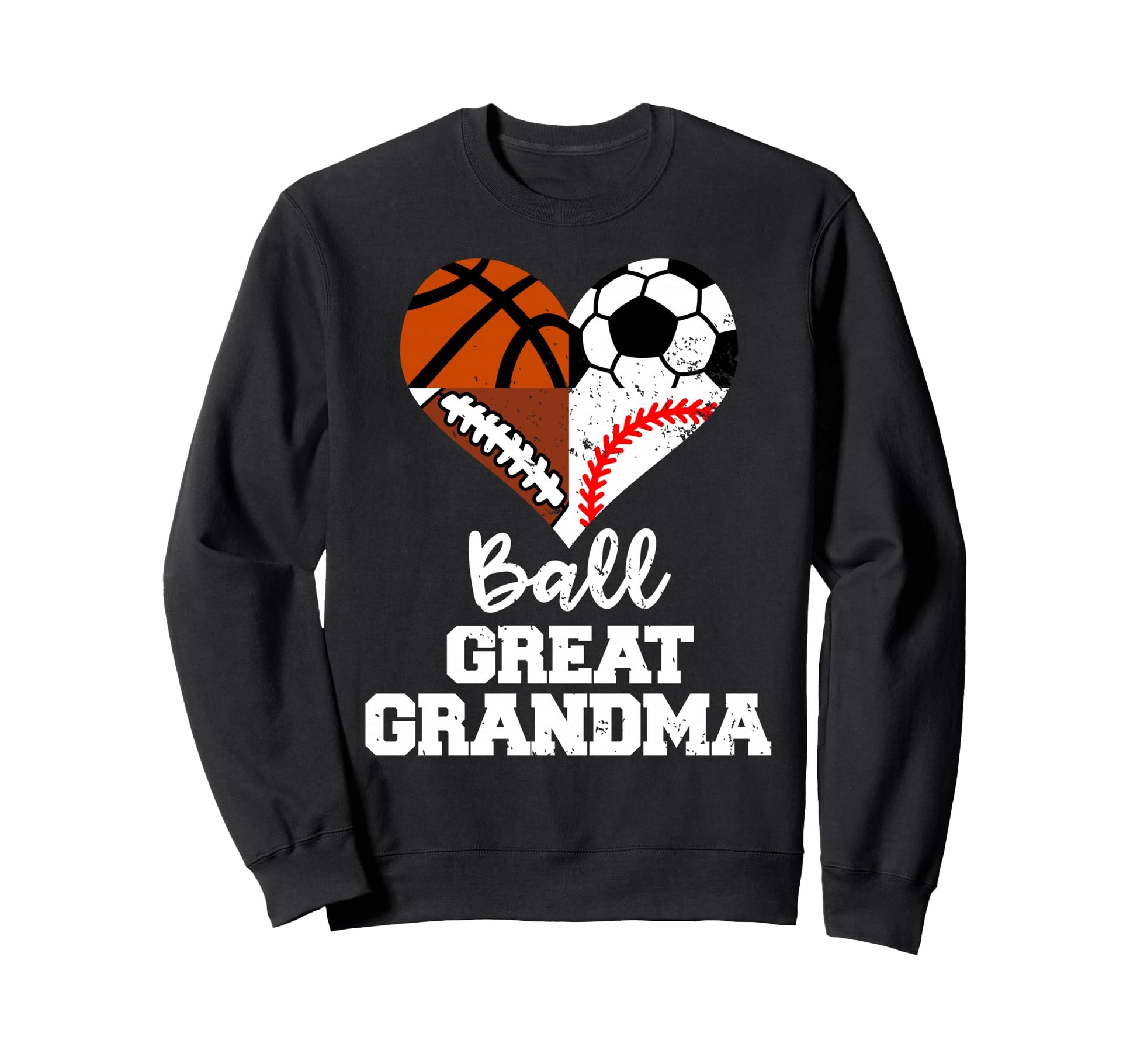 Ball Great Grandma Soccer Football Sweatshirt - Unique Graphic Unisex - T-Shirt, Sweatshirt, Hoodie