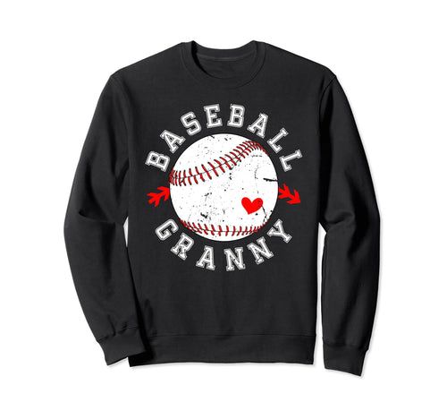 Baseball Granny Grandma Granny Sweatshirt - Fun Novelty Design Men Women - T-Shirt, Sweatshirt, Hoodie