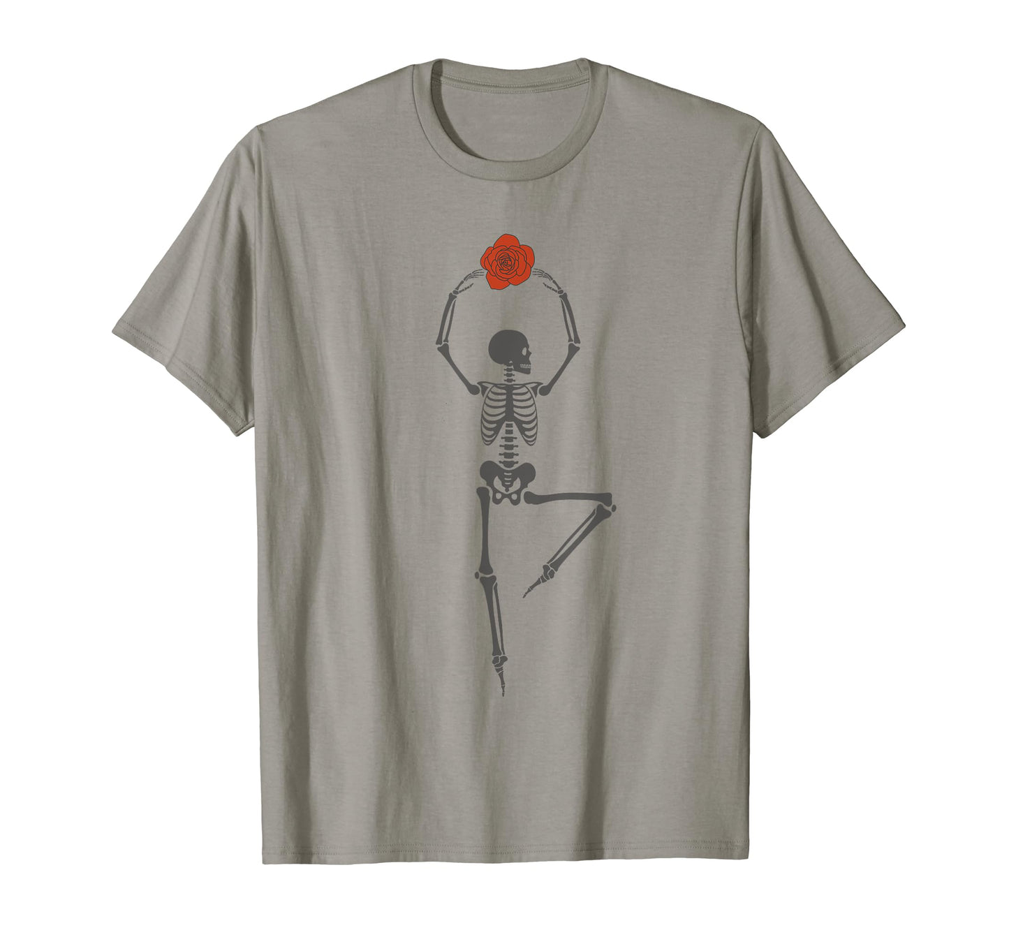 Dancing Skeleton Flower Whimsigoth Rose T-Shirt - Aesthetic Graphic Unisex - T-Shirt, Sweatshirt, Hoodie
