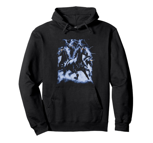 Horse Lightning 80S 90S Western Grunge Hoodie - Custom Art Print Men Women - T-Shirt, Sweatshirt, Hoodie