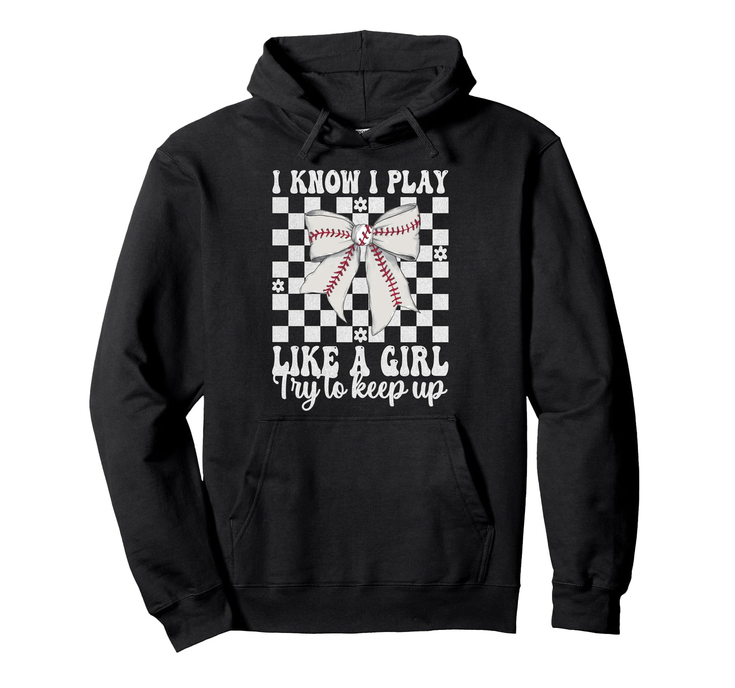 Baseball Mom I Know I Play Like Try To Hoodie - Streetwear Style Unisex - T-Shirt, Sweatshirt, Hoodie
