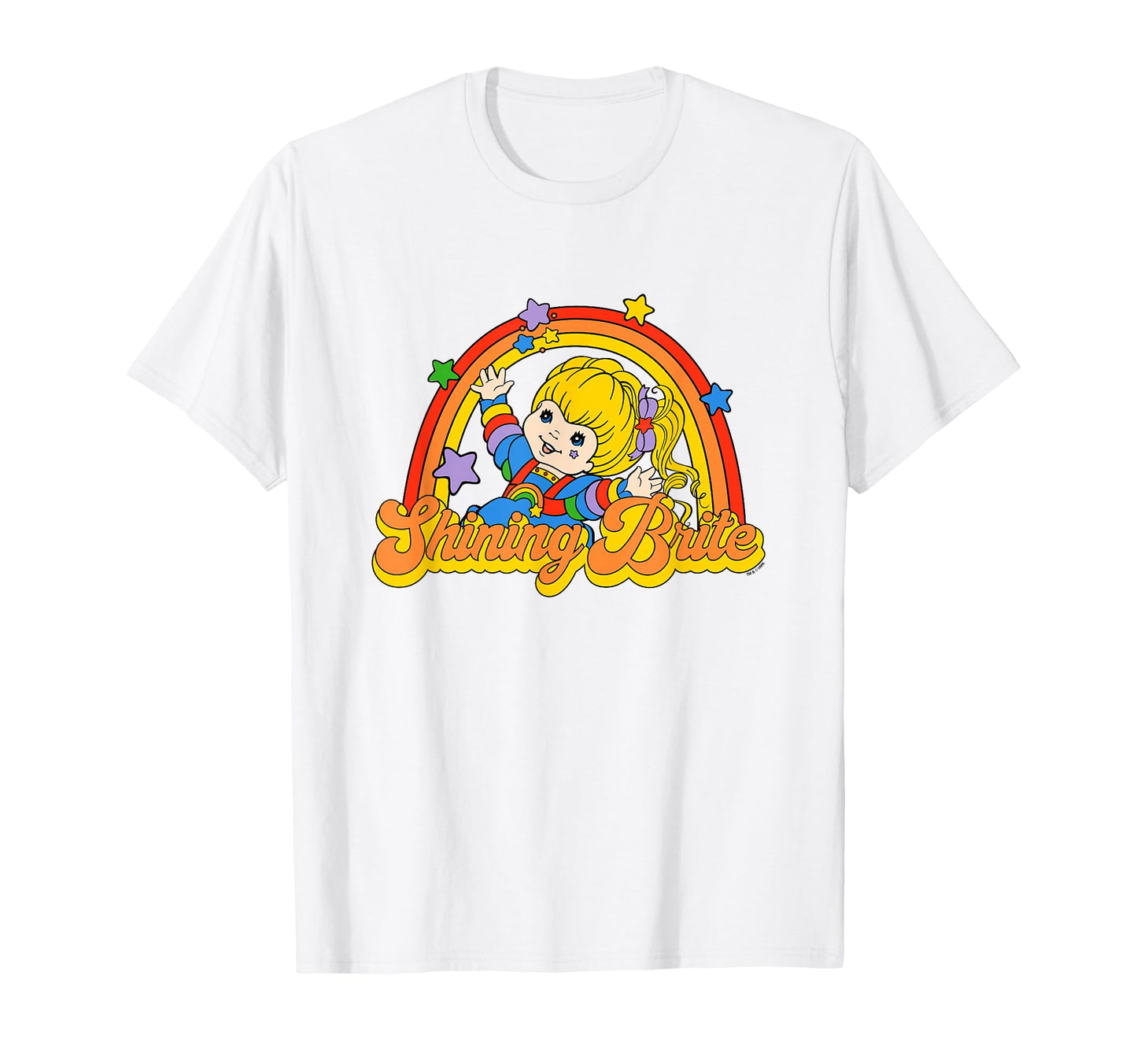 Rainbow Brite Shining Brite Big T-Shirt - Casual Everyday Wear Unisex - T-Shirt, Sweatshirt, Hoodie