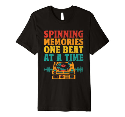 Funny Old School Dj Equipment Table T-Shirt - Casual Everyday Wear Unisex - T-Shirt, Sweatshirt, Hoodie