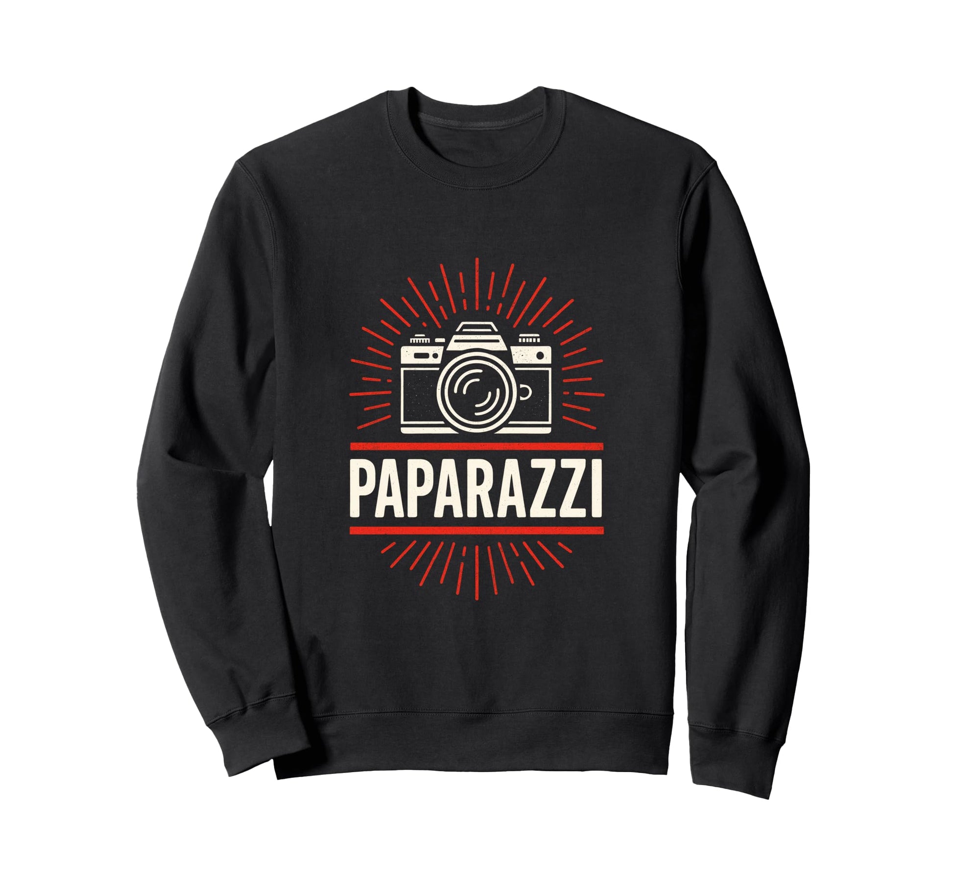 Paparazzi Camera Photography Sweatshirt - Casual Everyday Wear Men Women - T-Shirt, Sweatshirt, Hoodie