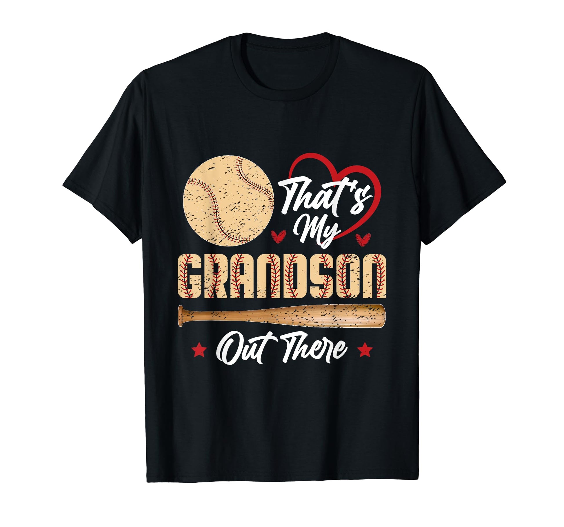 Baseball Thats My Grandson Out There T-Shirt - Unique Graphic Unisex - T-Shirt, Sweatshirt, Hoodie