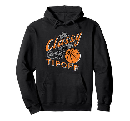 Classy Orange Basketball Gift Basketball Hoodie - Minimalist Print Unisex - T-Shirt, Sweatshirt, Hoodie