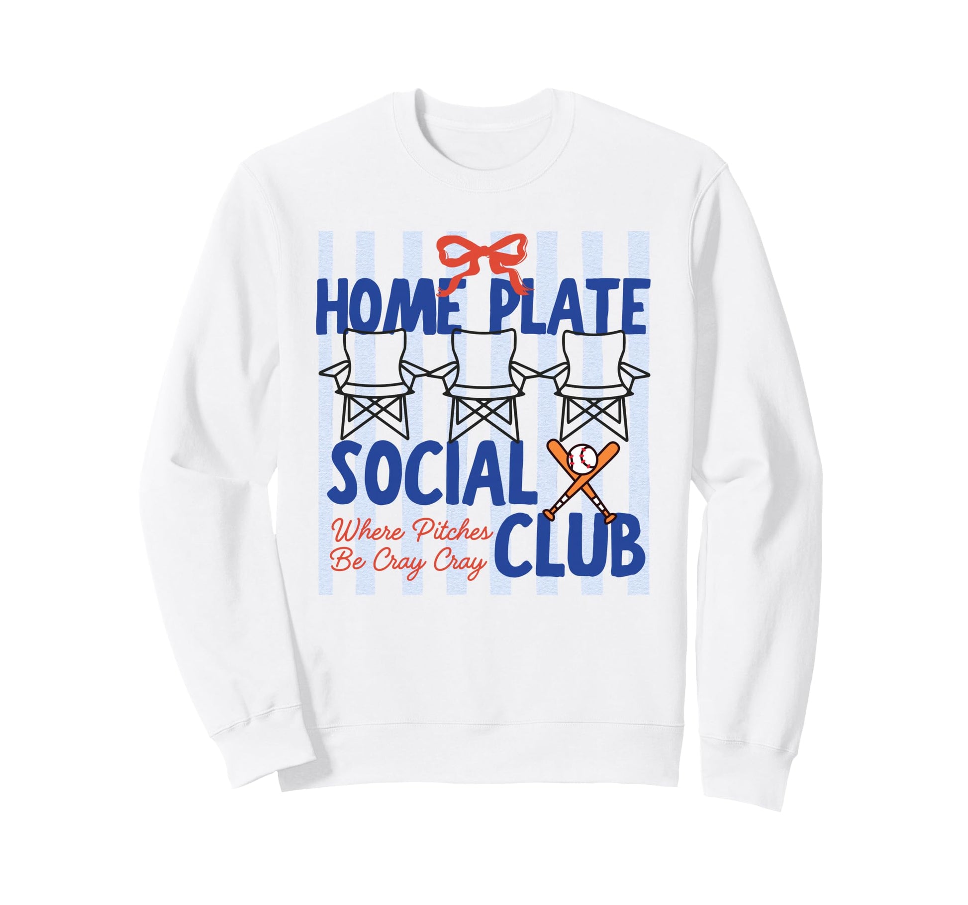 Baseball Home Plate Social Club Sweatshirt - Trendy Graphic for Adults - T-Shirt, Sweatshirt, Hoodie