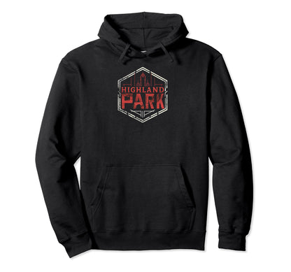 Highland Park Grit 90S Grunge Hoodie - Aesthetic Graphic for Adults - T-Shirt, Sweatshirt, Hoodie