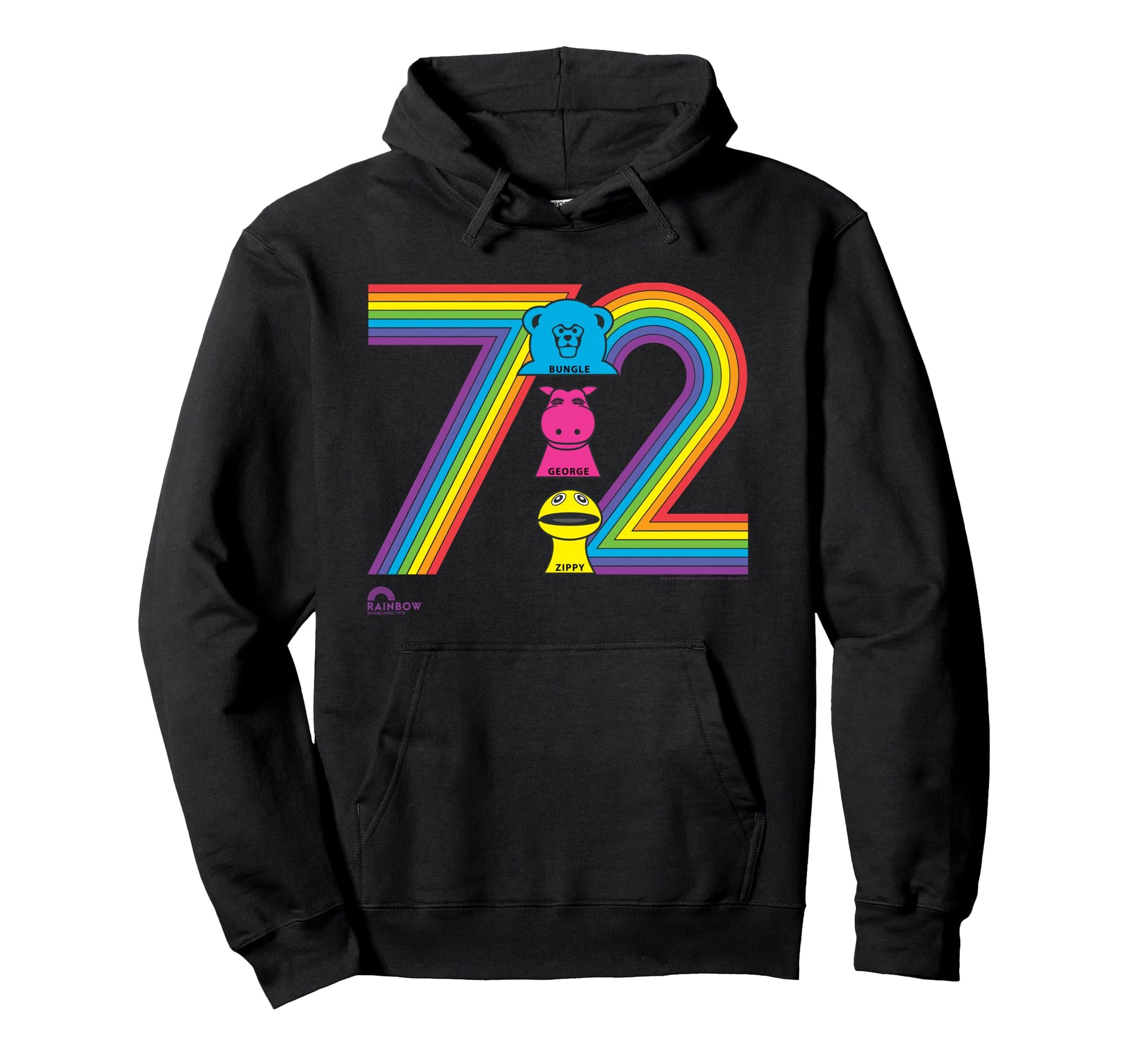 Rainbow Bungle George Zippy 72 Hoodie - Aesthetic Graphic Unisex - T-Shirt, Sweatshirt, Hoodie