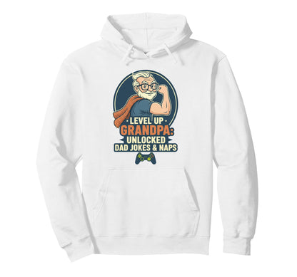 Funny Gamer Grandpa Gift Dad Daddy Hoodie - Streetwear Style Unisex - T-Shirt, Sweatshirt, Hoodie
