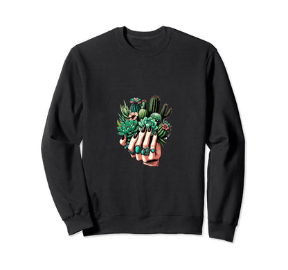 Boho Cactus Easter Mom Dad Son Sweatshirt - Casual Everyday Wear Unisex - T-Shirt, Sweatshirt, Hoodie