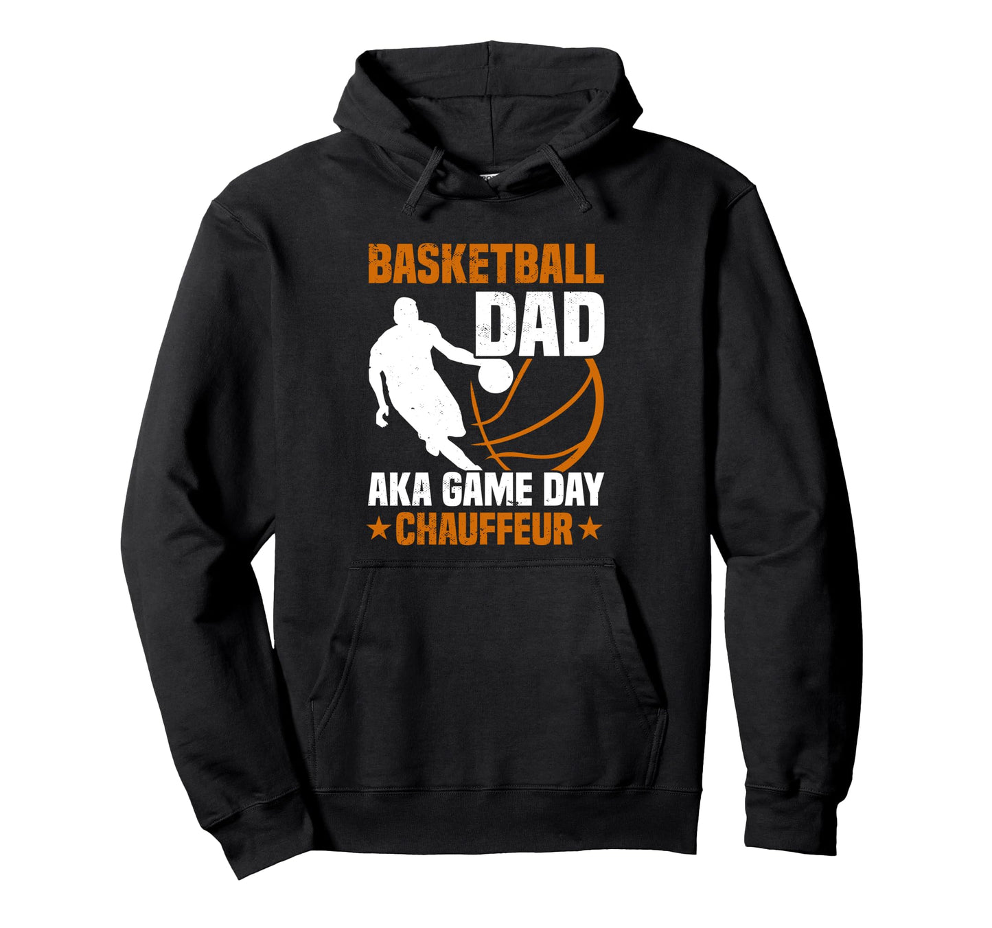 Fathers Day Basketball Dad Game Day Hoodie - Trendy Graphic Unisex - T-Shirt, Sweatshirt, Hoodie